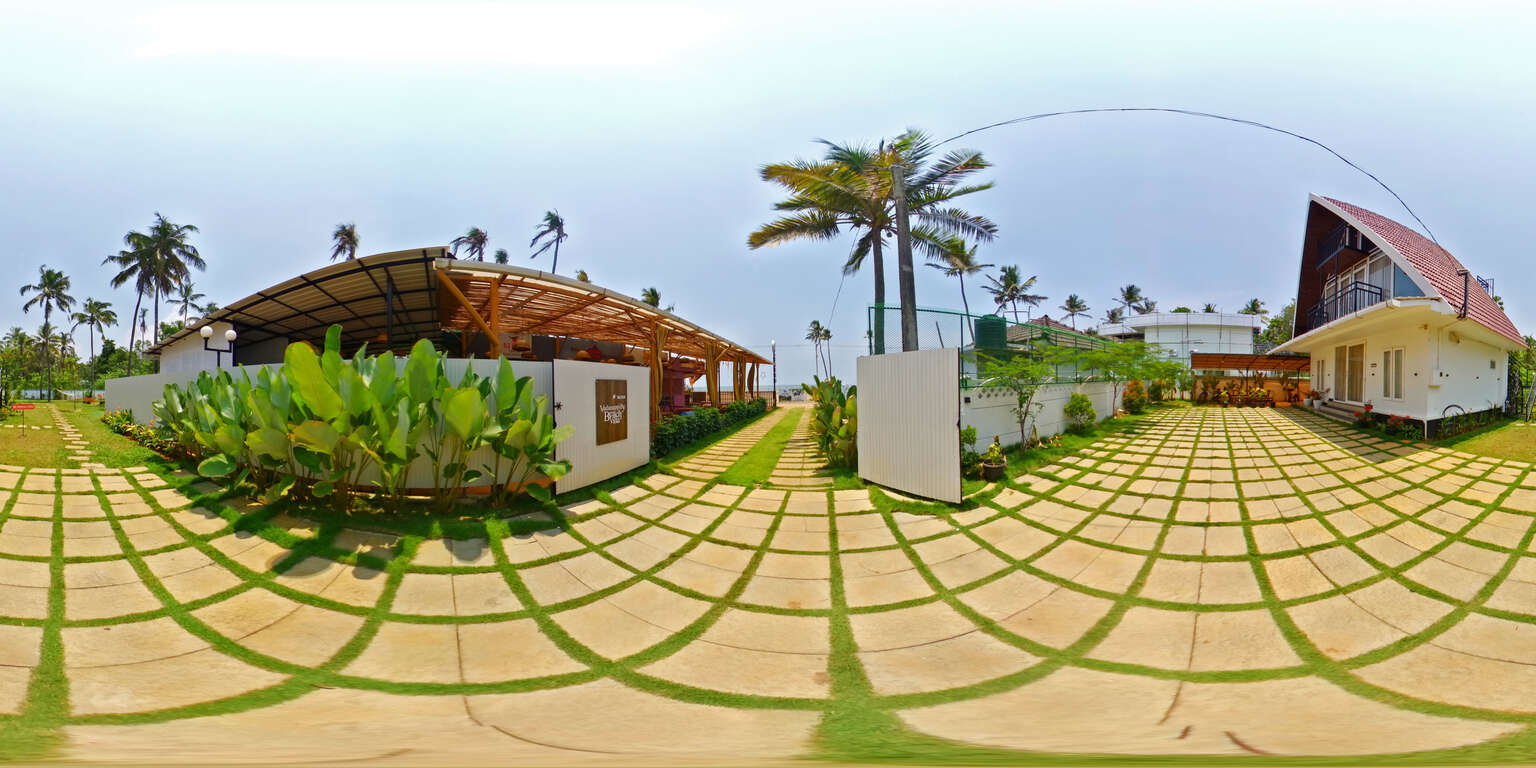 360-degree Panoramic View of Vadanapilly Beach Villa